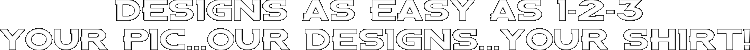 Designs as easy as 123